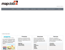 Tablet Screenshot of mapdata.com.mx